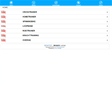 Tablet Screenshot of defitnessspecialist.nl